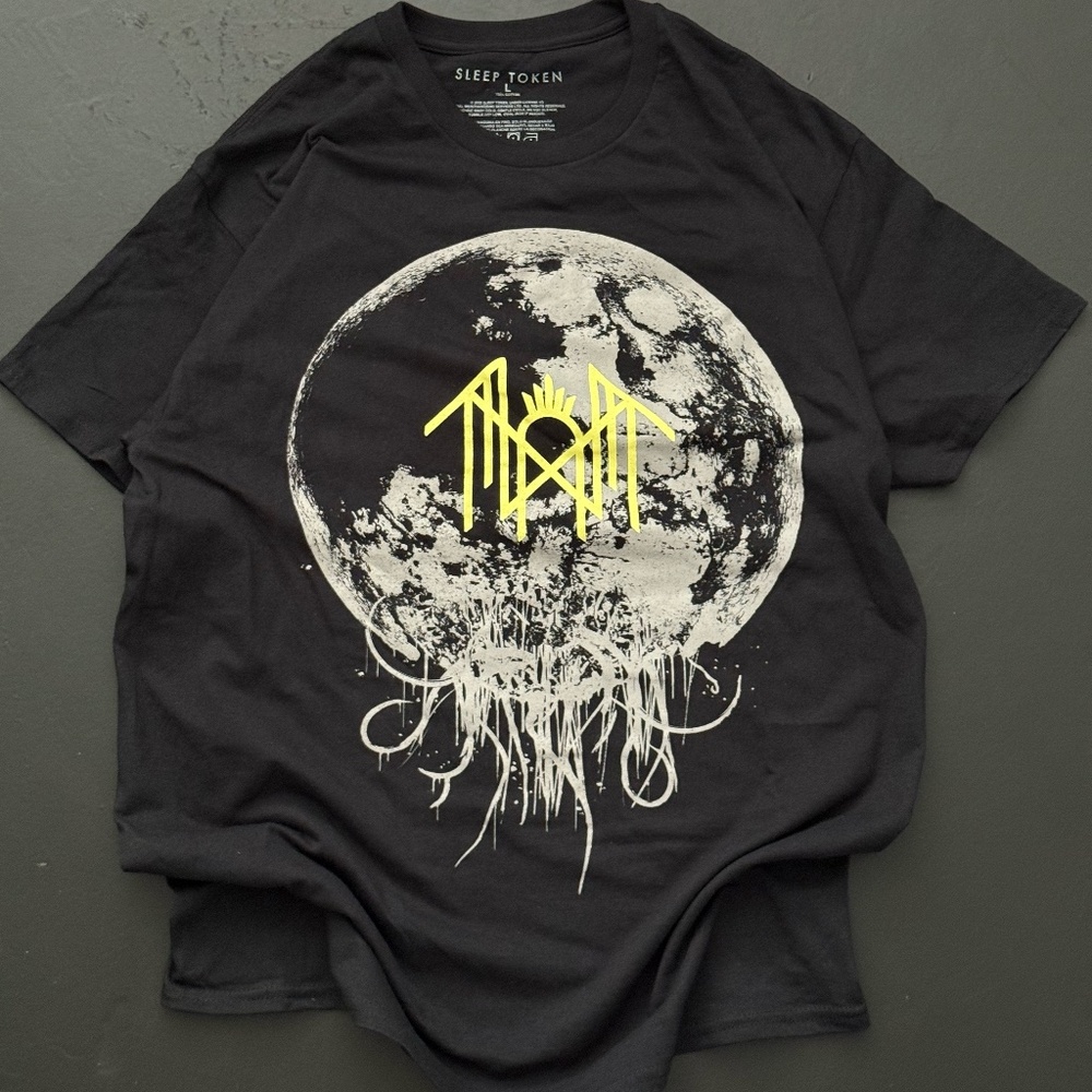 SLEEP TOKEN BLACK UNISEX SHORT SLEEVE T-SHIRT / L / NEW / OFFERS 🫶🏻